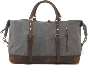 men Men Travel Duffle Large Capacity Gym Sports Overnight Luggage Vacation Weekend Handbag Sports Overnight Gym Luggage Weekend Tote Bag (Color : Gray)(Gray)