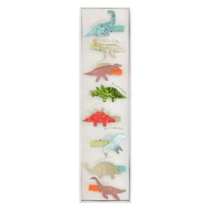 MERI MERI 8 MIXED DINO HAIR CLIPS