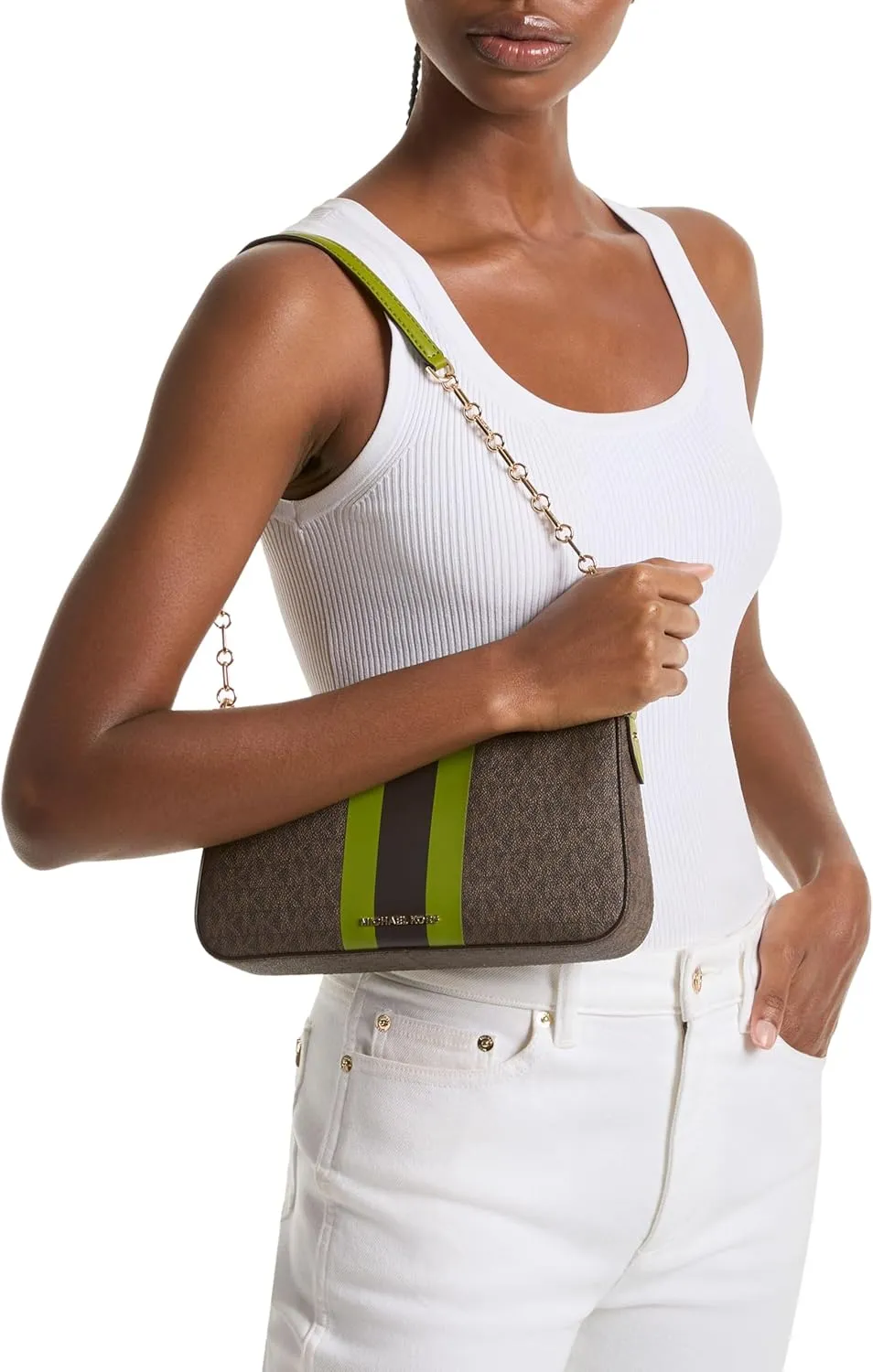 Michael Kors Empire Medium Chain Pouchette