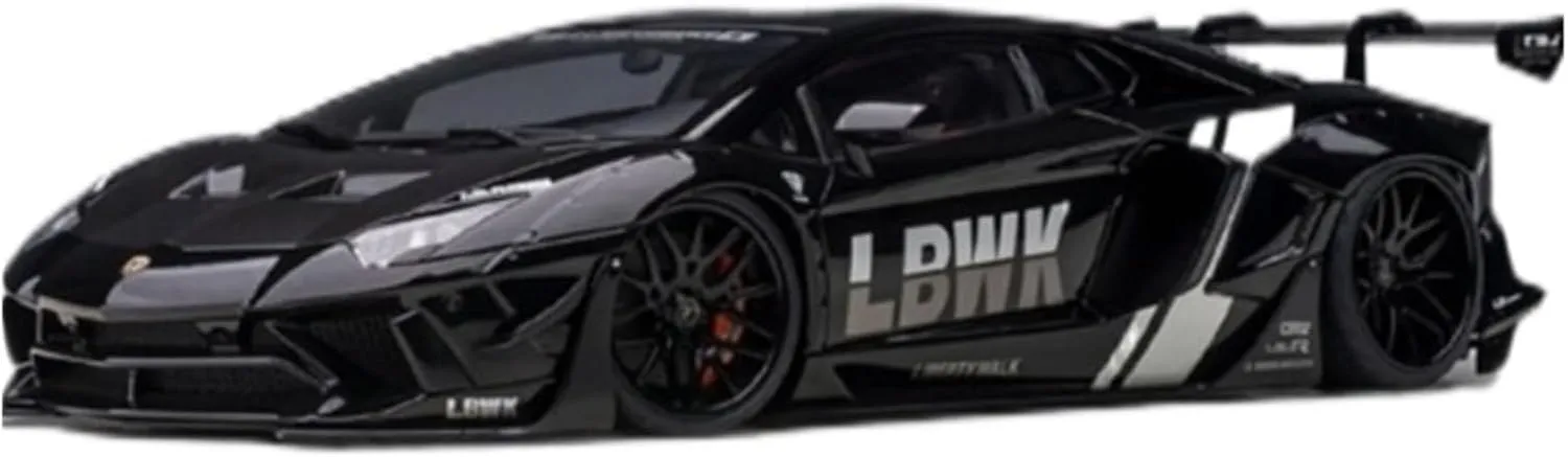 Miniature Models 1:18 Scale Alto for Lamborghini LB Evantado SE30 Black Plastic Car Model Static Ornament Car Ornaments