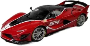 Miniature Models 1:18 Scale for Ferrari FXXK-evo Car Model Red Painting Simulation Alloy Ornament Car Ornaments