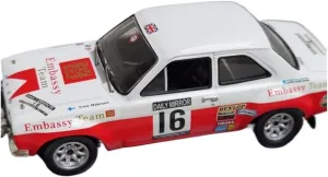 Miniature Models 1/43 Escort MKI RS1600#16 1971 Racing Car Model Static Decoration for Kids Car Ornaments