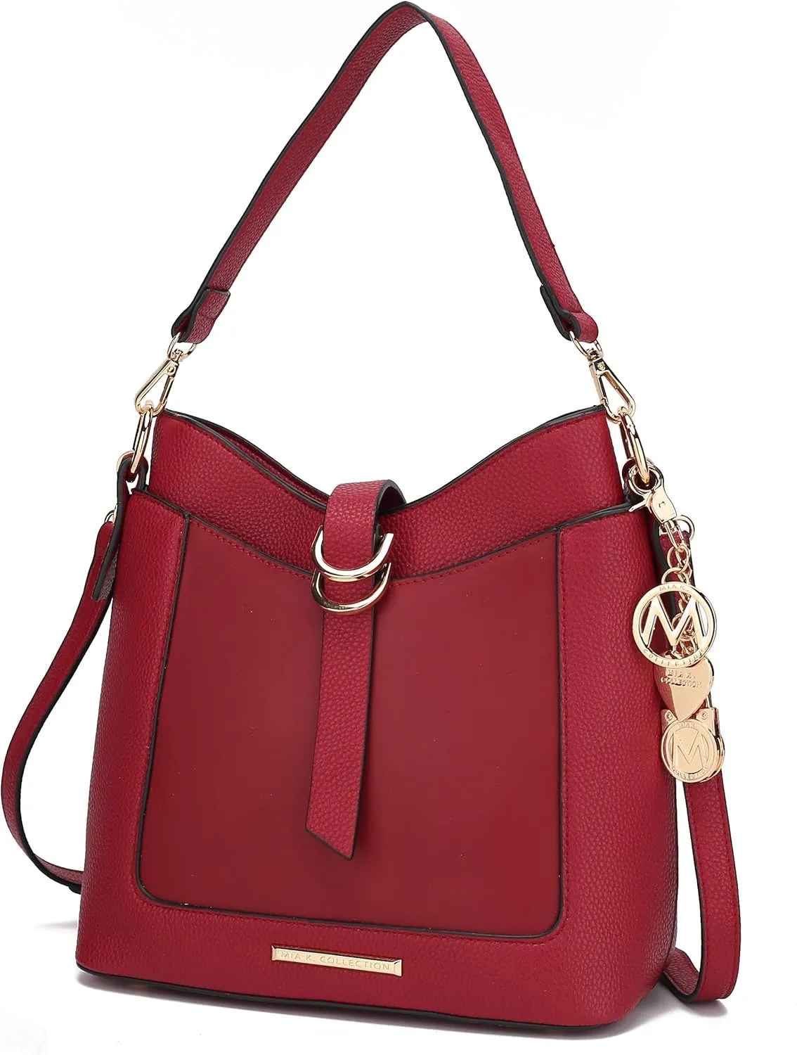 MKF Collection Crossbody Bag for Women, Vegan Leather Pocketbook Designer Handbag, Messenger Purse, Shoulder Bag By Mia K