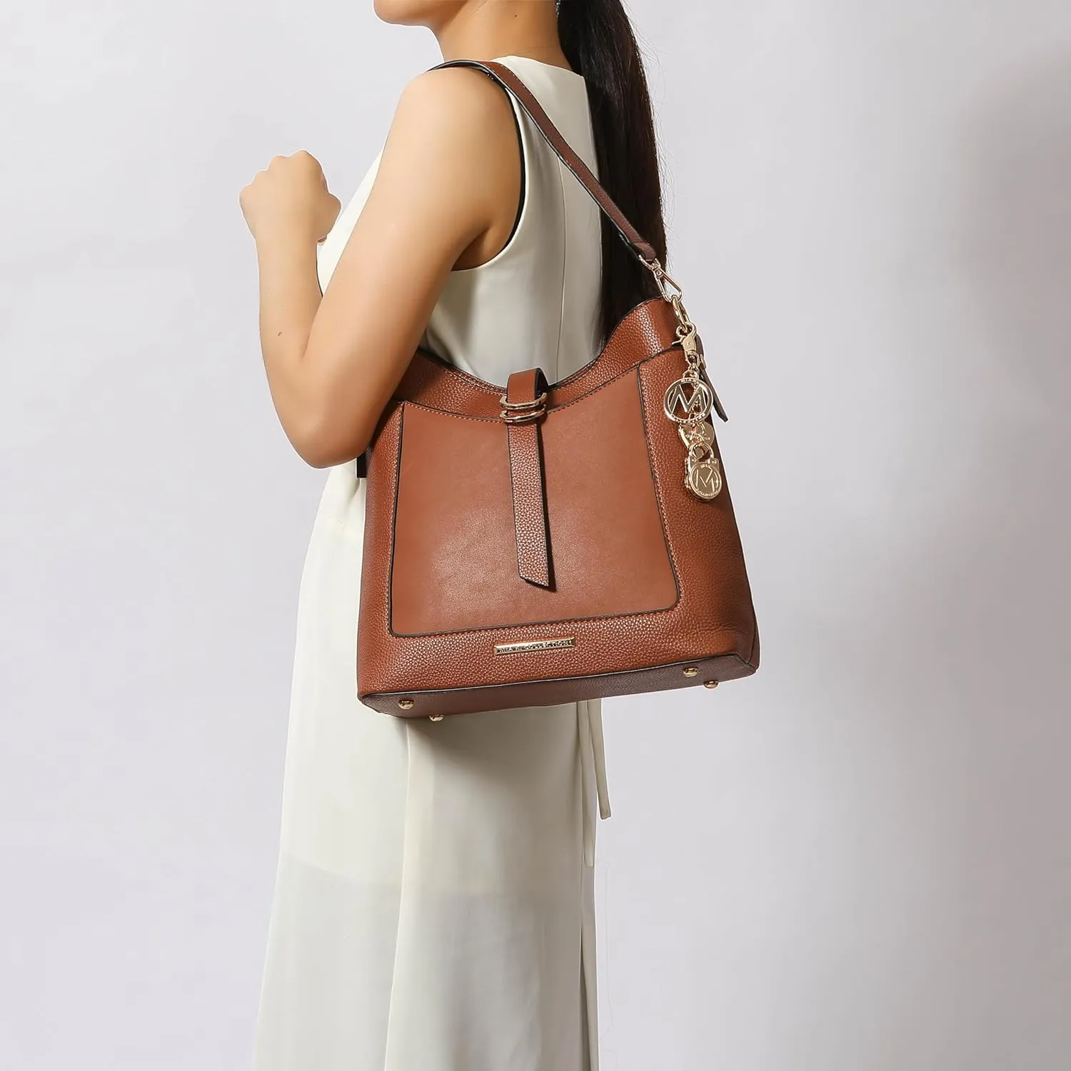 MKF Collection Crossbody Bag for Women, Vegan Leather Pocketbook Designer Handbag, Messenger Purse, Shoulder Bag By Mia K