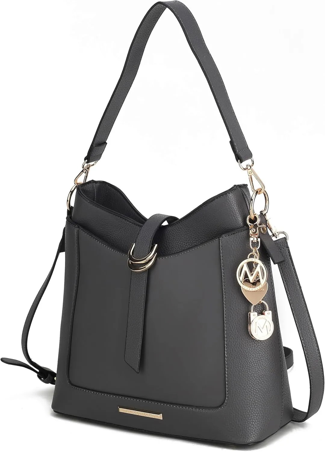 MKF Collection Crossbody Bag for Women, Vegan Leather Pocketbook Designer Handbag, Messenger Purse, Shoulder Bag By Mia K