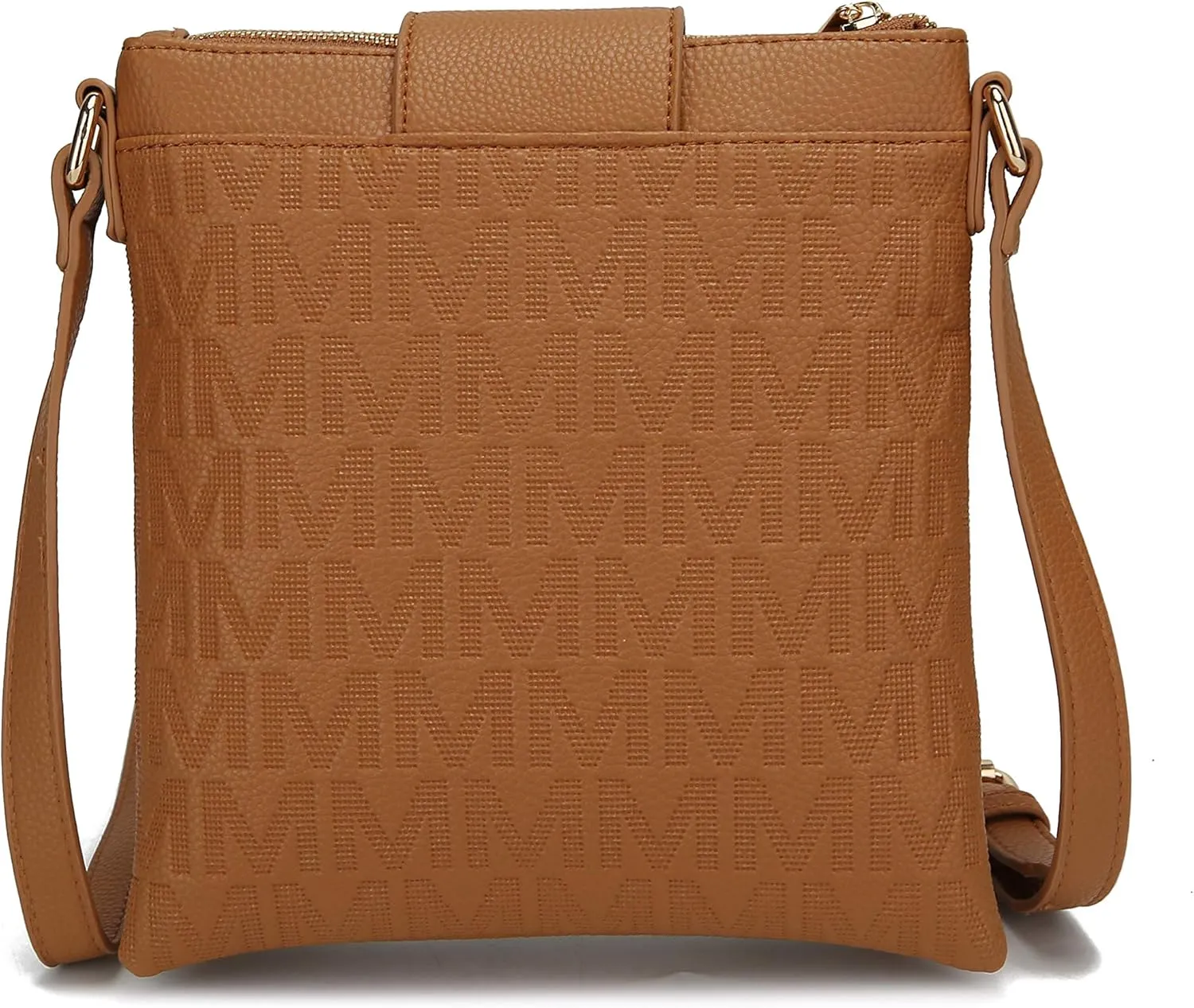 MKF Collection Crossbody Bags for women, Signature Crossover bag Adjustable strap Messenger Cross body handbag Purse