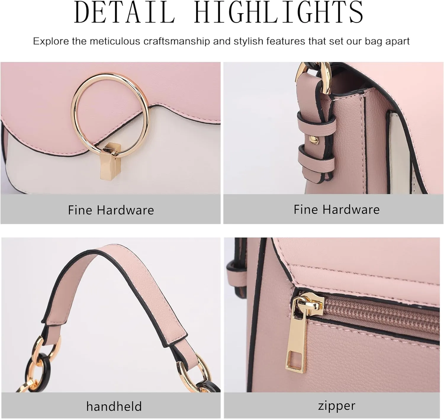 MKF Collection Satchel Bags for Women, Vegan Leather Shoulder bag, Crossbody bag Handbag Purse by Mia K