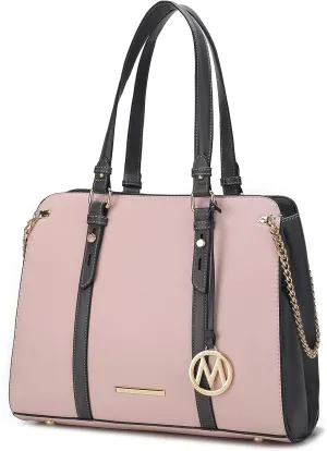 MKF Collection Tote Bag for Women, Vegan Leather Top-Handle Women Handbag Purse By Mia K