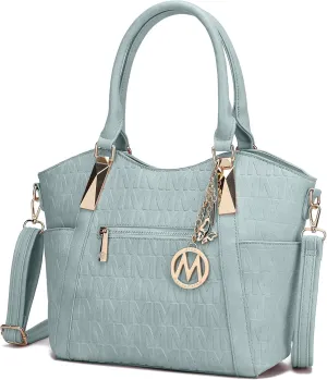 MKF Collection Tote Satchel Handbag for Women: PU Leather Shoulder Bag – Top-Handle Purse, Ladies Pocketbook By Mia K