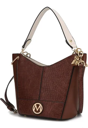 MKF Crossbody Hobo Bag for Women Purses and Handbags – PU Leather Top Handle Pocketbook Fashion – Shoulder Strap