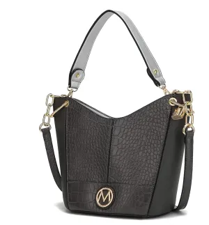 MKF Crossbody Hobo Bag for Women Purses and Handbags – PU Leather Top Handle Pocketbook Fashion – Shoulder Strap