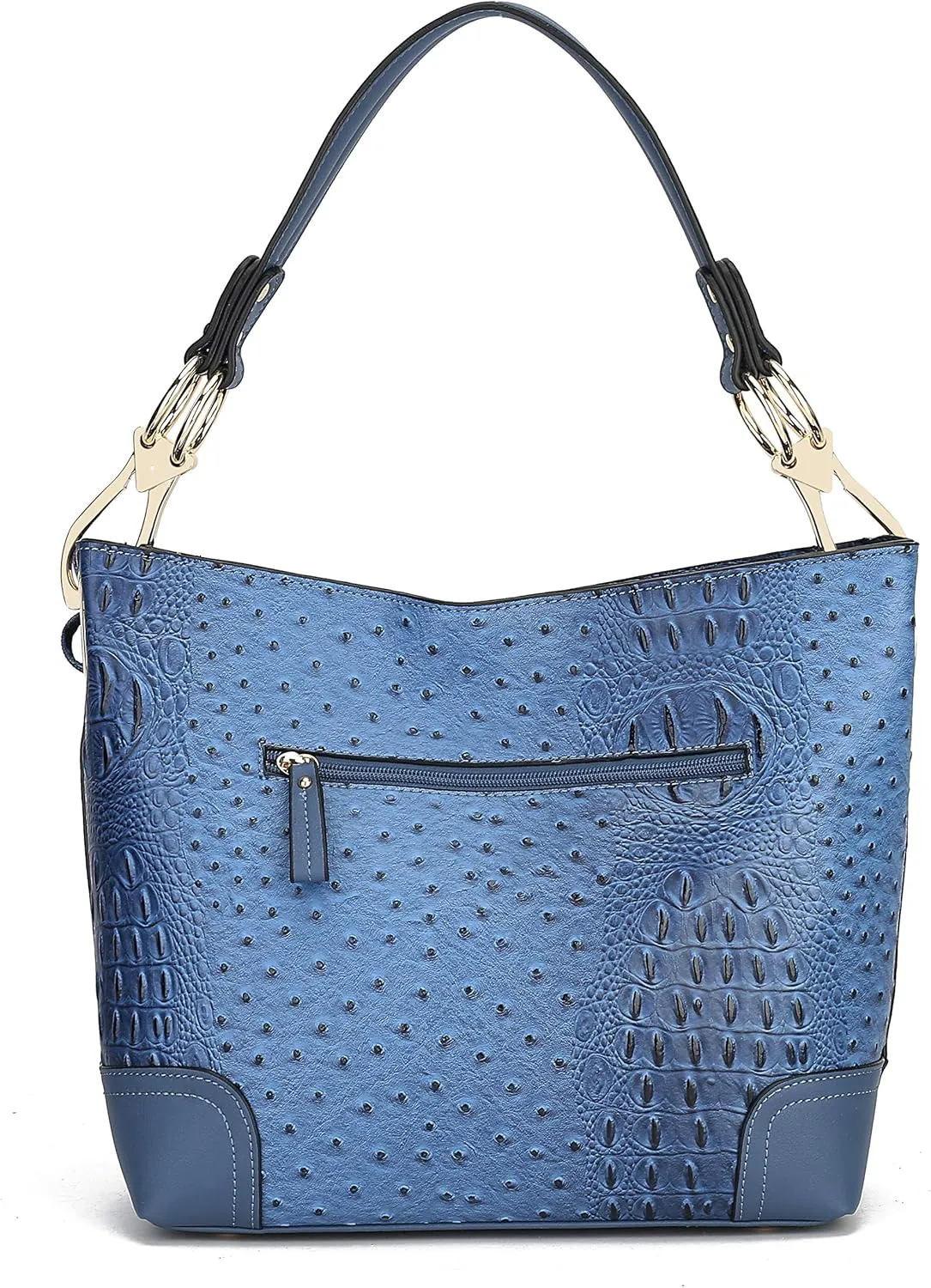 MKF Set Hobo Bag for Women & Wristlet Wallet – PU Leather Designer Handbag Purse – Shoulder Strap Lady Fashion