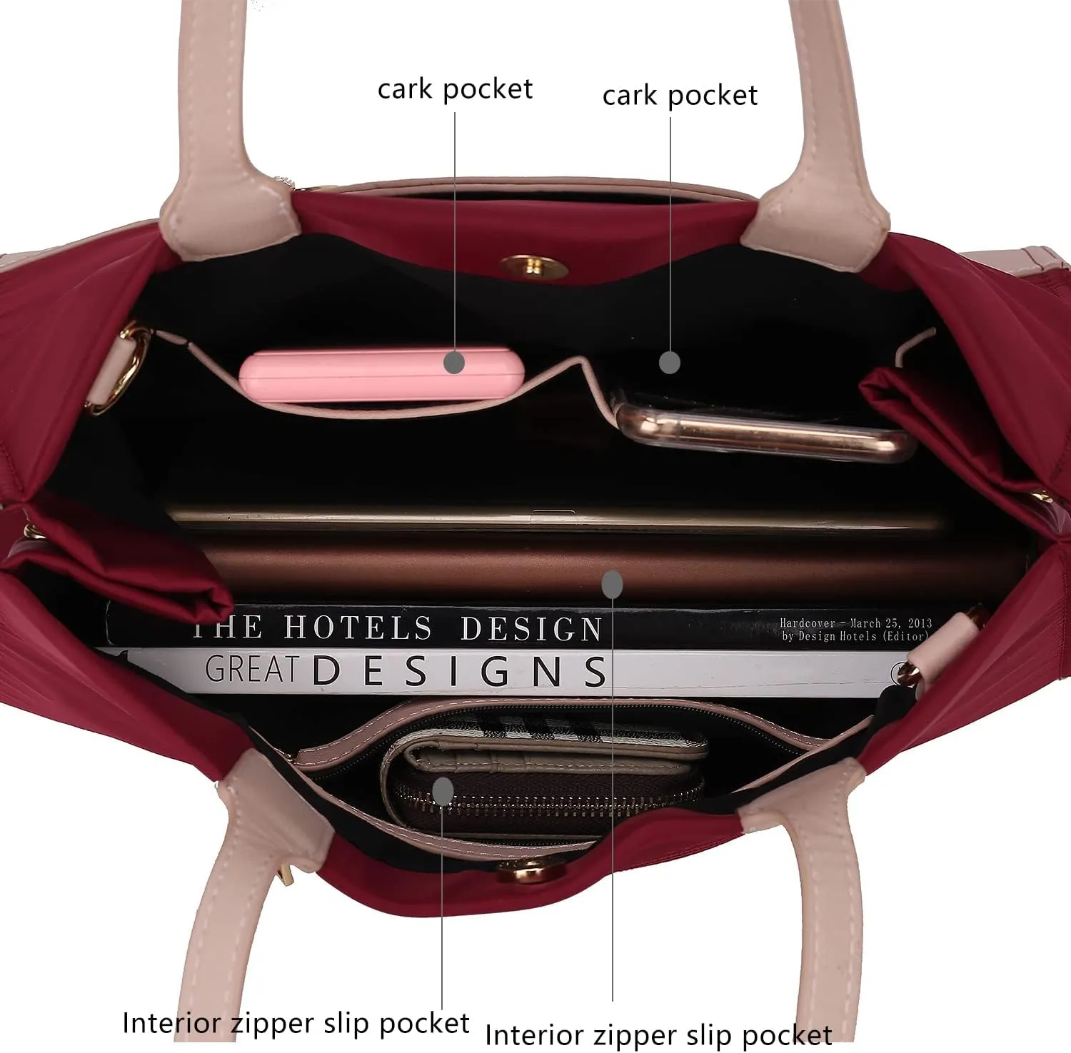 MKF Set Satchel Shoulder Bag for Women & Wristlet Wallet Purse – PU Leather Top Handle Tote Handbag Crossbody Strap