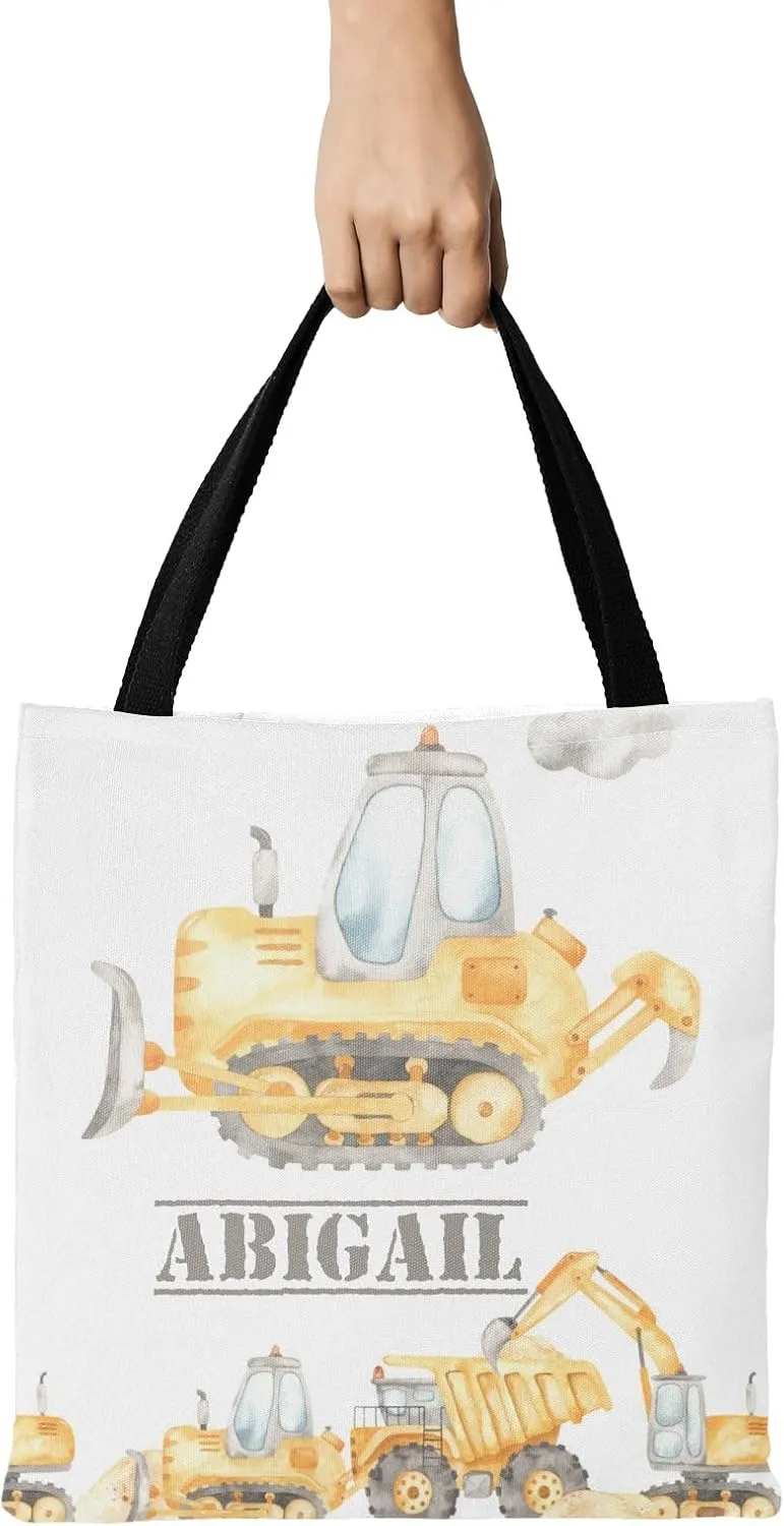 Monster Truck Canvas Tote Bag Aesthetic Reusable Grocery Shopping Bags Shoulder Bag Book Tote Gifts