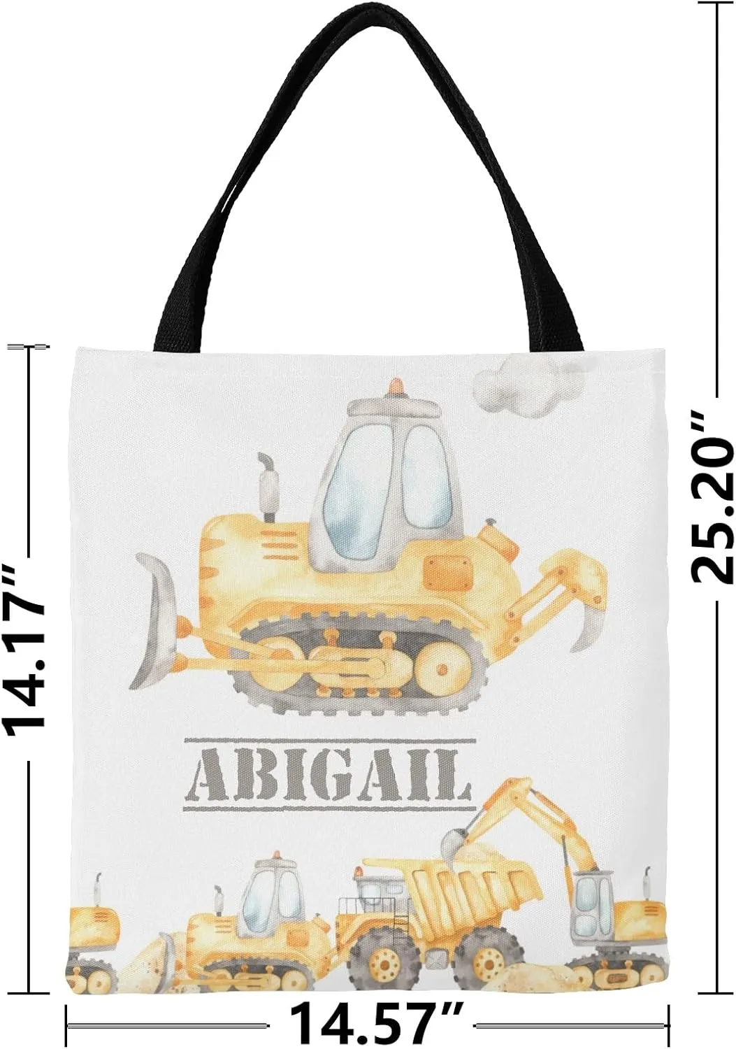 Monster Truck Canvas Tote Bag Aesthetic Reusable Grocery Shopping Bags Shoulder Bag Book Tote Gifts