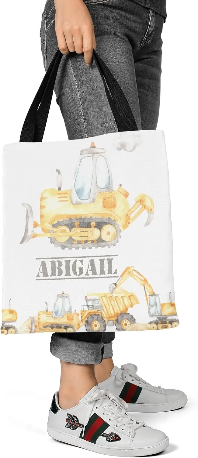 Monster Truck Canvas Tote Bag Aesthetic Reusable Grocery Shopping Bags Shoulder Bag Book Tote Gifts