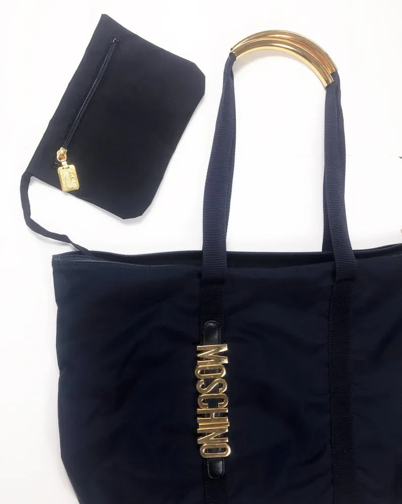 Moschino Logo Tote Bag