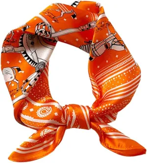Mulberry Silk Scarfs Neck Scarf 21" Small Square Scarfs hair scarf bandana Neckerchief Headscarf for Women