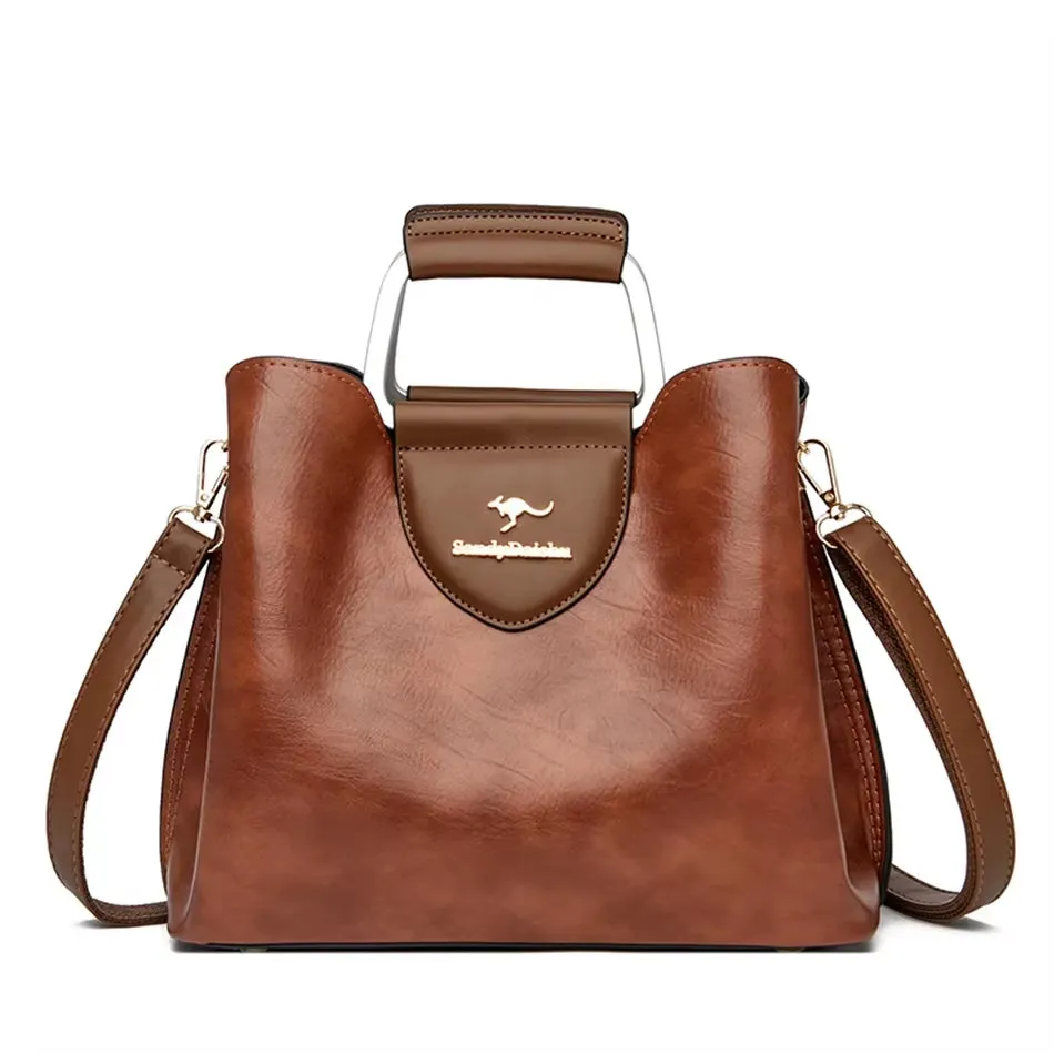 New Genuine Brand Tote Bag Leather Luxury Handbags Women Bags Designer High Quality Crossbody Bag