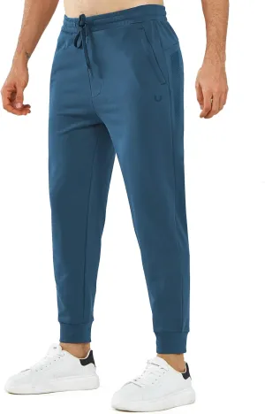 NORTHYARD Men's Cotton Athletic Jogger Sweatpants with Zipper Pockets Running Workout Gym Tapered Pants Comfy Lounge Pants
