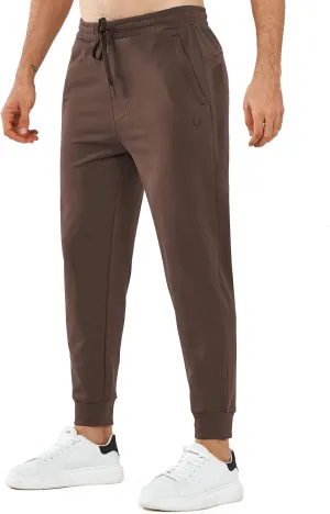 NORTHYARD Men's Cotton Athletic Jogger Sweatpants with Zipper Pockets Running Workout Gym Tapered Pants Comfy Lounge Pants