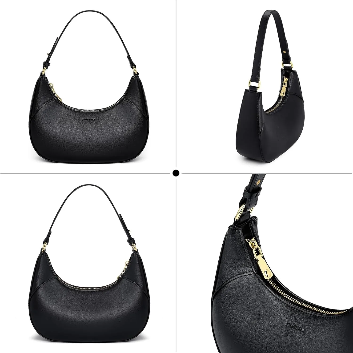 nuoku Hobo & Crescent Bags - Designer Handbags for Women
