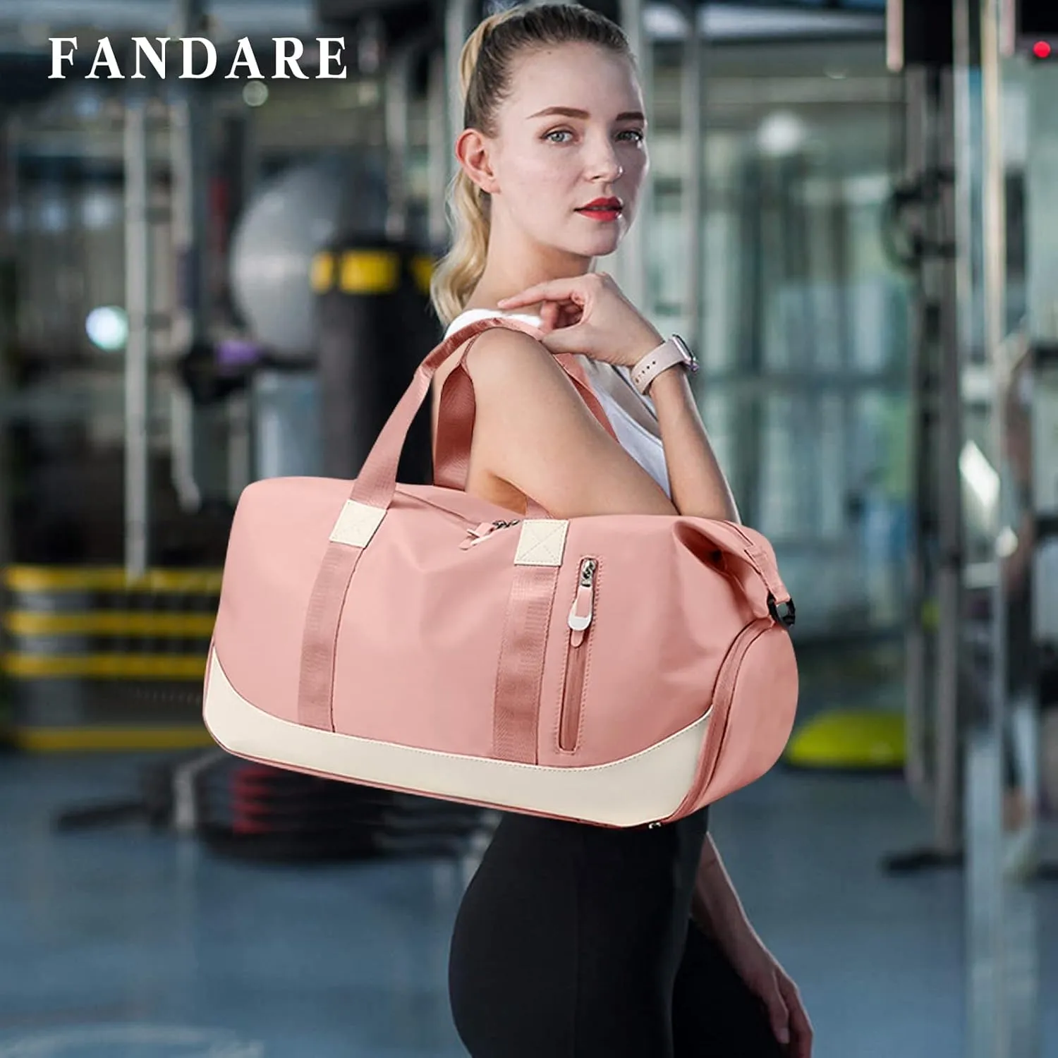 Nylon Travel Duffel Bag for Women