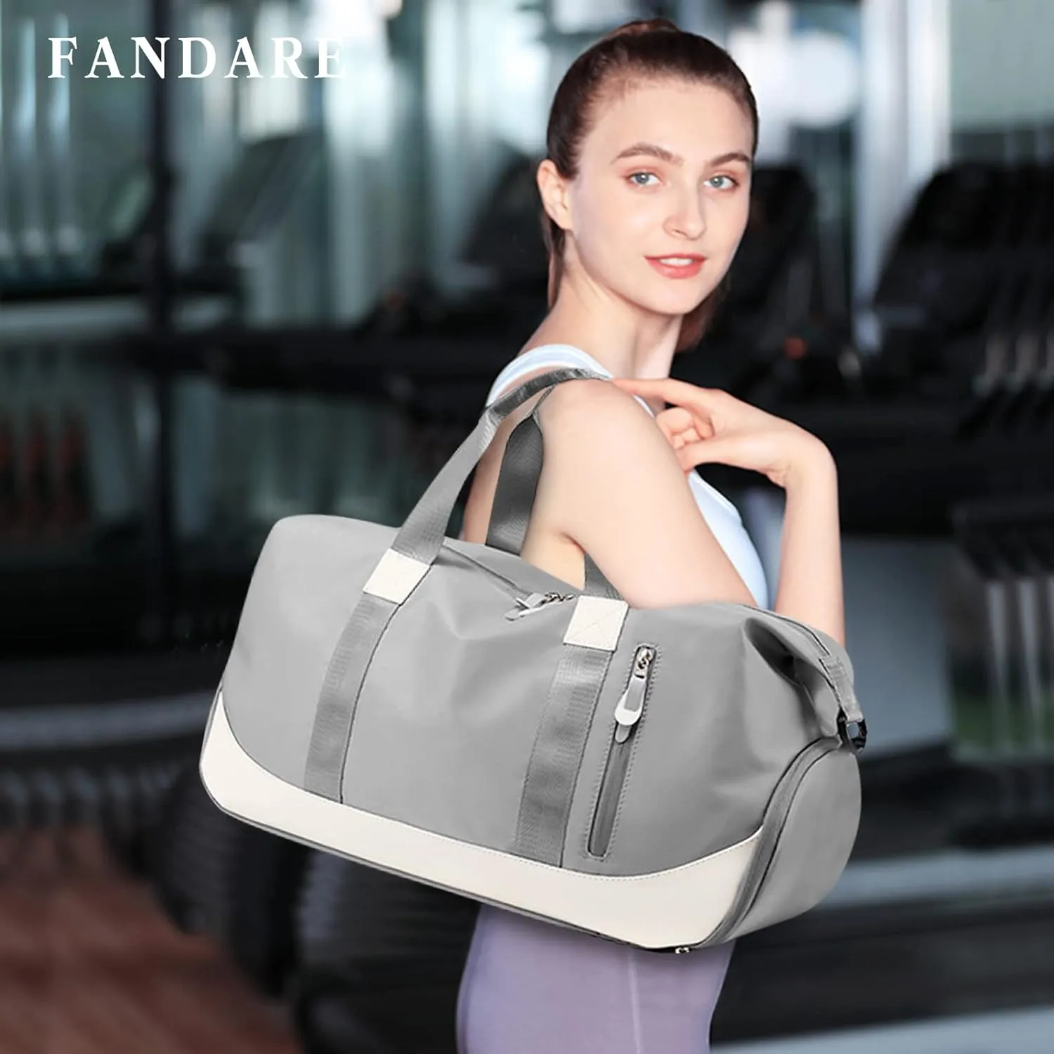 Nylon Travel Duffel Bag for Women