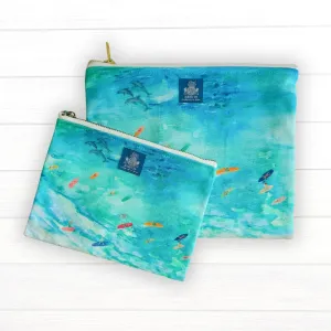 Ocean Surfers Zippered Pouch