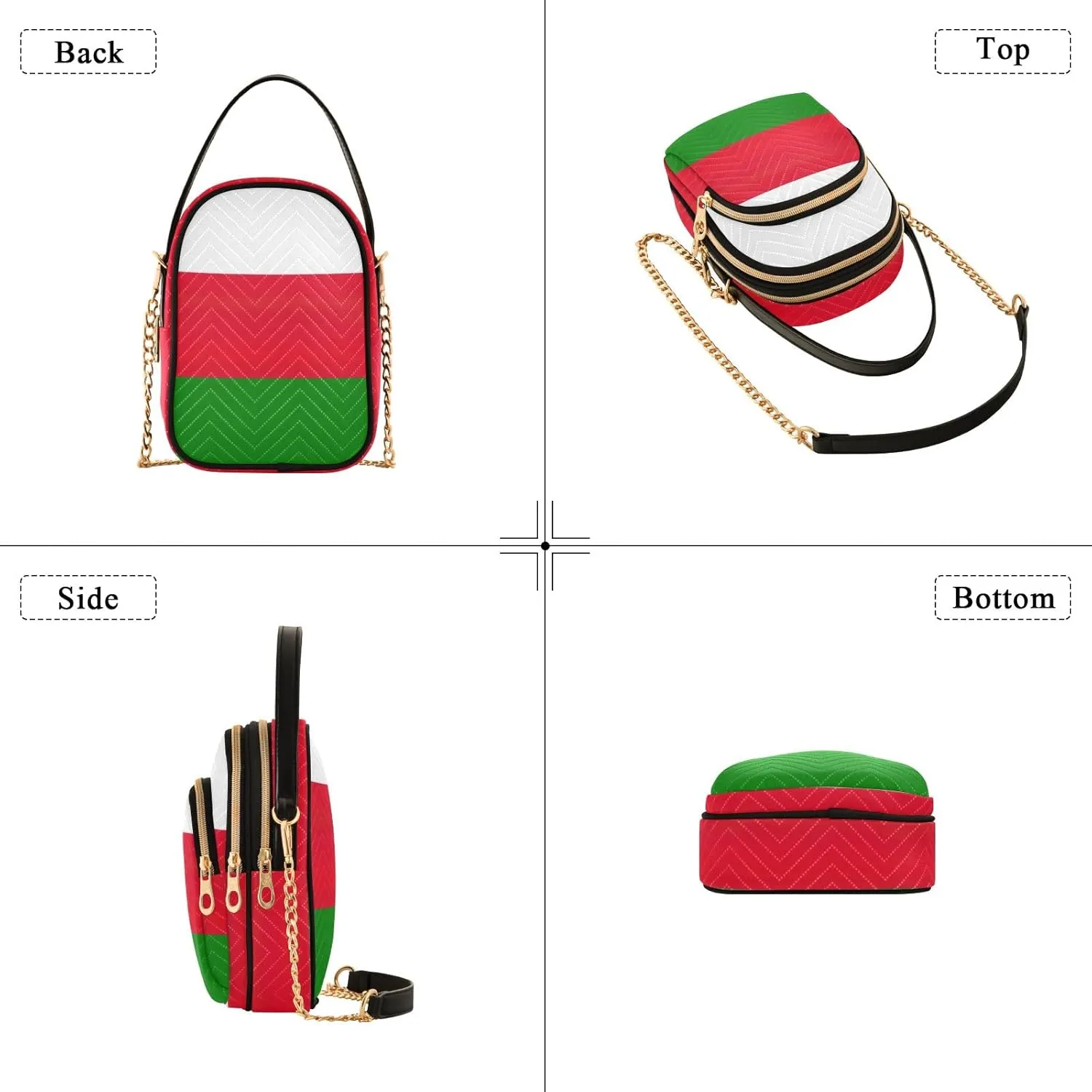 ODAWA Paraguay Flag Crossbody Bags Women - Crossbody Bags for Women Trendy - Travel Crossbody Bags for Women