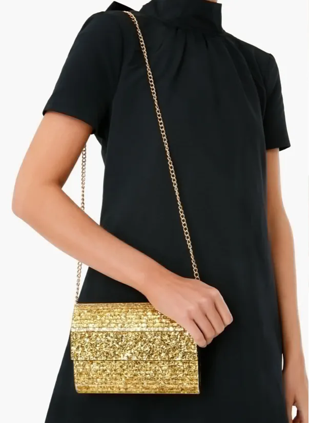 Olga Berg Acrylic Clutch