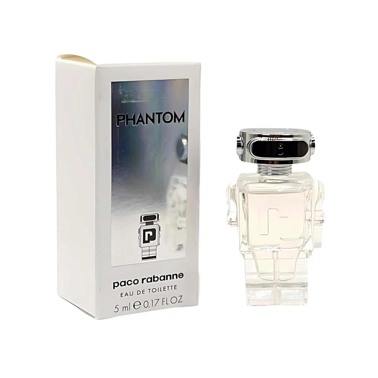 Paco Rabanne Phantom Perfume for Men Mini EDT Splash 0.17 Ounce
