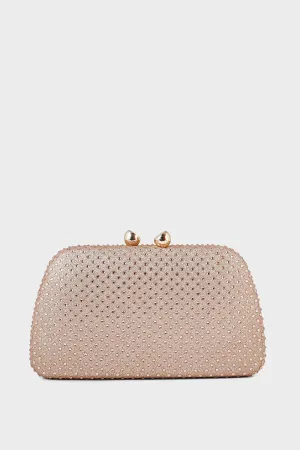 Party Wear Clutch B21595-Peach