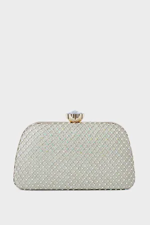 Party Wear Clutch B21597-Golden