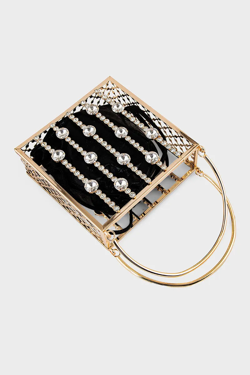 Party Wear Clutch BH0120-Black