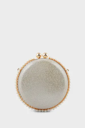 Party Wear Clutch BK4003-Golden