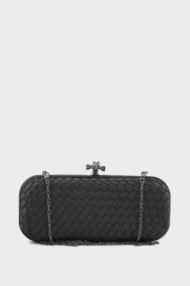 Party Wear Clutch BK4016-Black