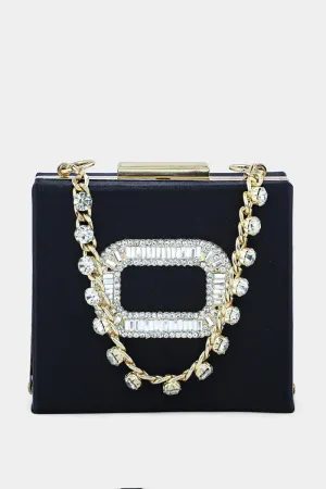 Party Wear Clutch BK4049-Black