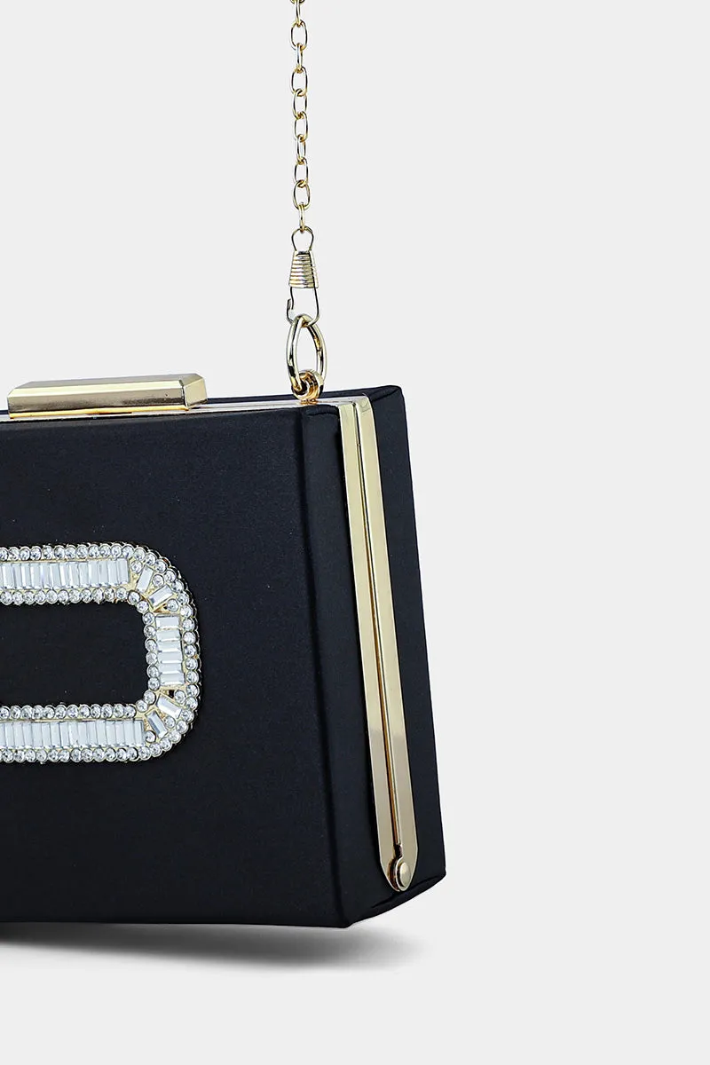 Party Wear Clutch BK4049-Black