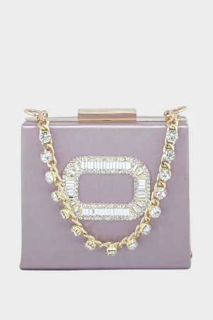 Party Wear Clutch BK4049-Mauve
