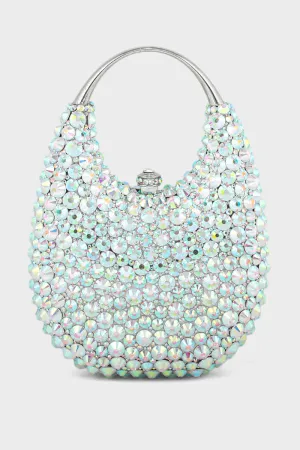 Party Wear Clutch BK4055-AB White