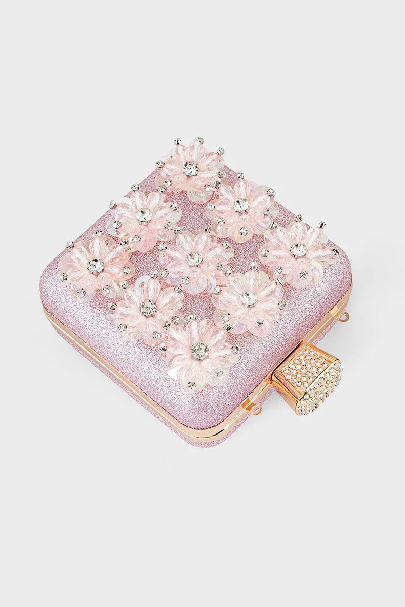 Party Wear Clutch BK4067-Pink