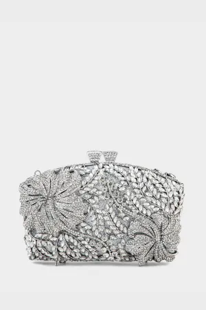Party Wear Clutch BK4092-Silver