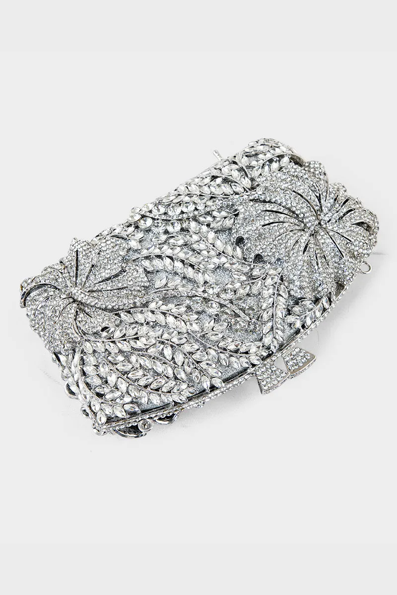 Party Wear Clutch BK4092-Silver