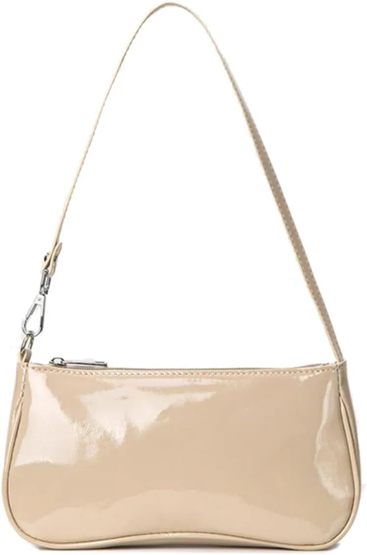 Patent Leather Evening Purse Shiny Elegant Clutch Purse Mini Shoulder Bag