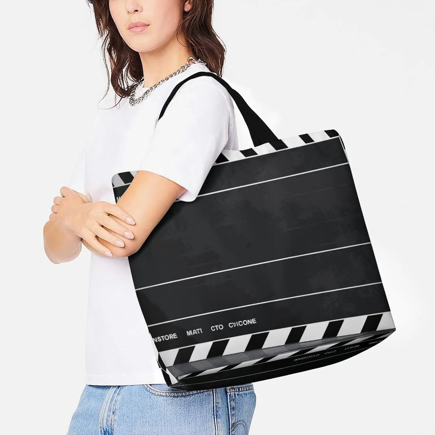 Penguin Antarctica Ice Tote Bag for Women Reusable Grocery Shoulder Bag Shopping Bags for Travel, Groceries