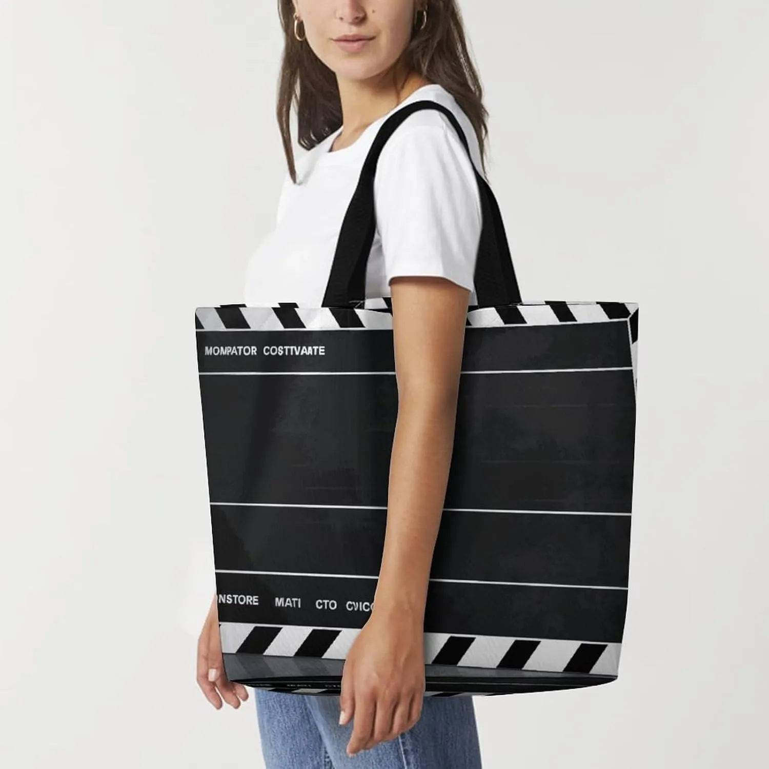 Penguin Antarctica Ice Tote Bag for Women Reusable Grocery Shoulder Bag Shopping Bags for Travel, Groceries