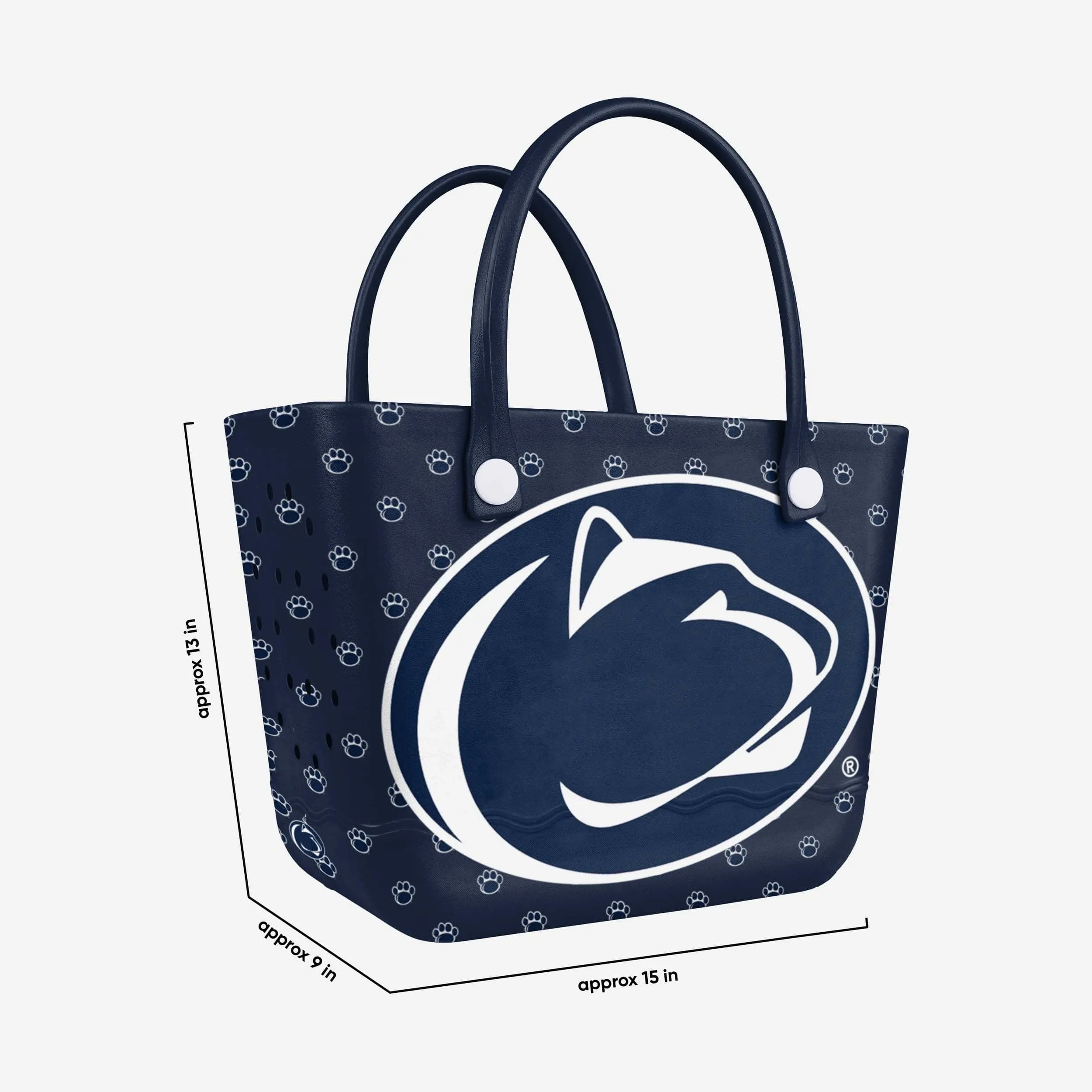 Penn State Nittany Lions Big Logo Mini Print Tailgate Tote Bag
