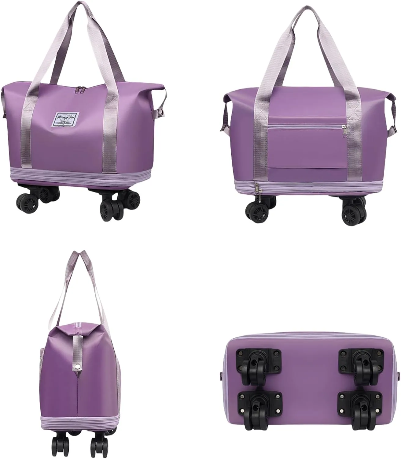 Pepepo Travel Bag with Wheels-(2025 New Large Capacity Travel Bag - Universal Wheel Removable) (Blue,Non-wheeled)