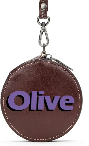 Personalized Coin Purse Pouch with Name, Custom Small Leather Change Purse for Coins Card Cash Zipper Mini Wallet for Women Men - Customized Gifts for Christmas Birthday Anniversary, Bridesmaid Gifts